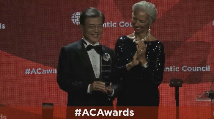 문재인 대통령 세계 시민상 시상식 | 인스티즈