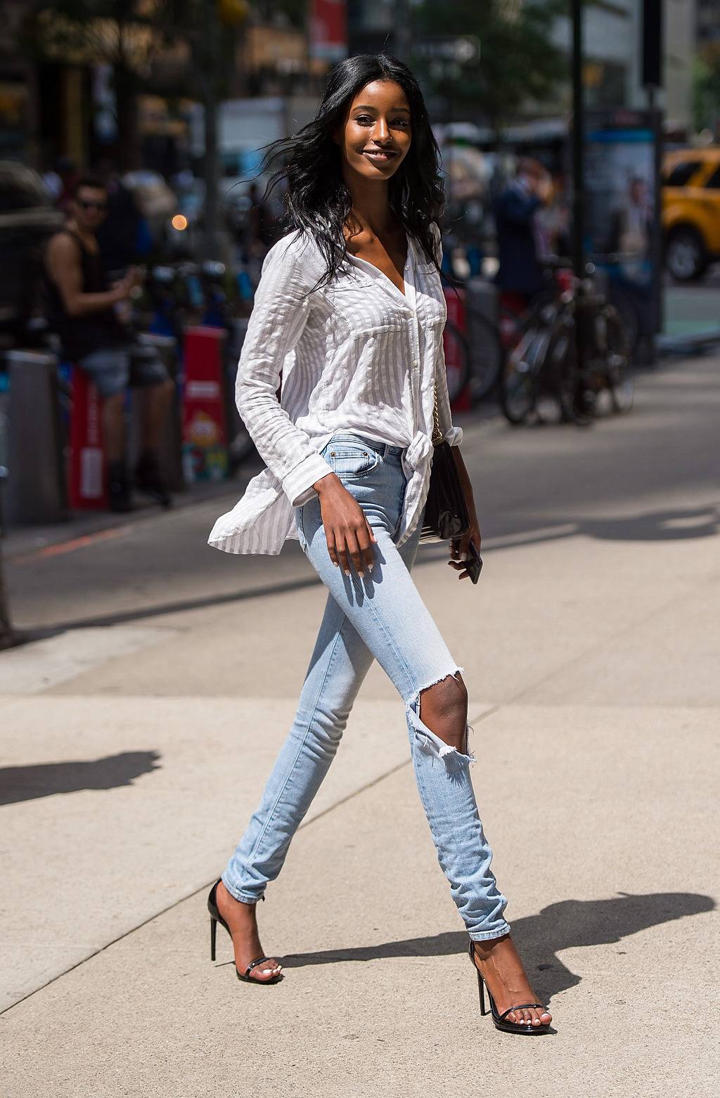 빅토리아 시크릿 미팅 가는 모델들 무보정 직찍 .jpg | 인스티즈