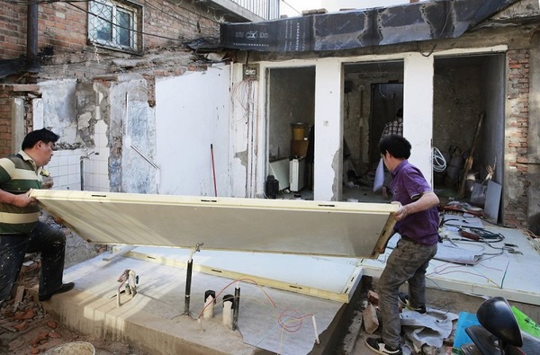 중국에서 하루만에 완공시킨 집 | 인스티즈