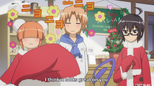 애니 속 크리스마스.gif | 인스티즈