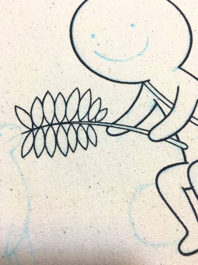 에코백에 그림 그리기 14번째 + 그리는 방법을 알아보자.. | 인스티즈