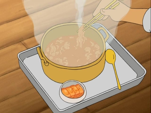 단순한 작화지만 침샘돋는 한국애니메이션 속 음식들 | 인스티즈