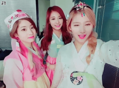 추석특집 한복입은 트와이스 다현 | 인스티즈