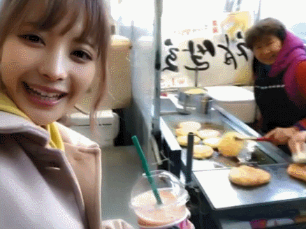 광장시장에 간 모모노기 카나 | 인스티즈