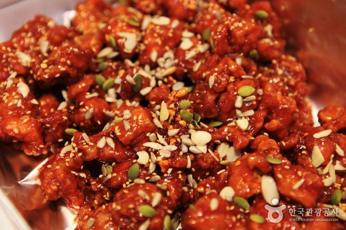 달콤매콤! 닭강정 움짤 gifjpg | 인스티즈