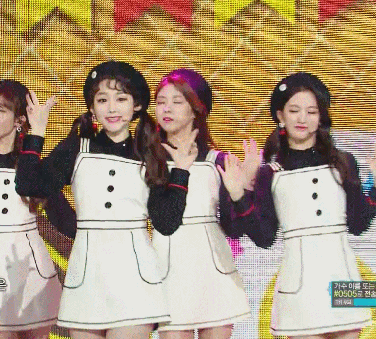 오늘 음악중심 강미나.gif | 인스티즈