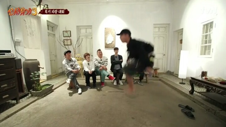 [신서유기3] 너무 진지해서 무서웠던 은지원의 줄넘기 3단 뛰기.jpg | 인스티즈