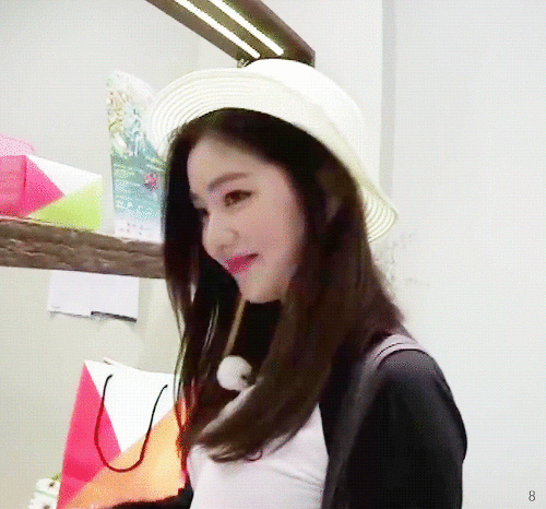 리얼리티 모자 아이린.gif | 인스티즈