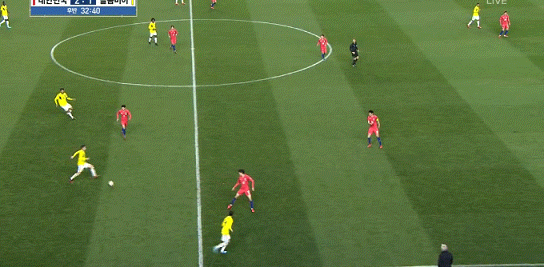 gif) 수비밸런스를 잡아주는 이재성 (데이터매우압박) | 인스티즈