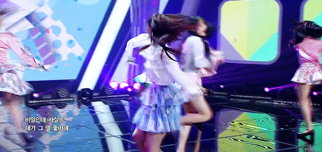 러블리즈 막방주 삼각형.gif | 인스티즈