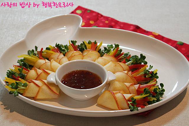 맛없는 사과 180도변신~상큼한 채소사과말이 | 인스티즈