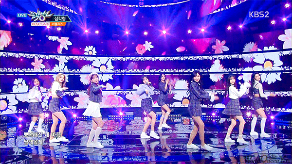 러블리즈 막방주 삼각형.gif | 인스티즈