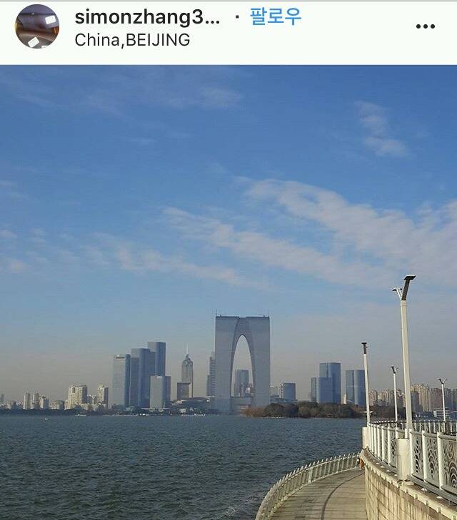 오늘자 청명한 베이징 하늘 | 인스티즈