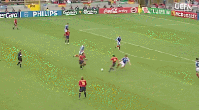 유로 2000 유고슬라비아 vs 스페인.gif | 인스티즈