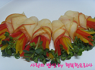 맛없는 사과 180도변신~상큼한 채소사과말이 | 인스티즈