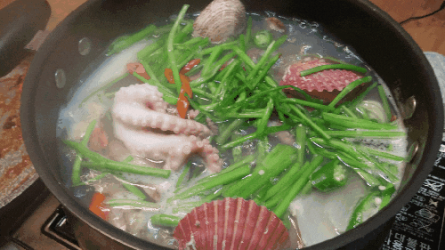 국물이 시원해요! 낙지연포탕 gifjpg | 인스티즈