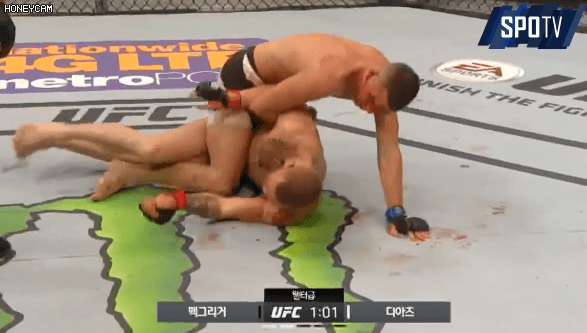 원투에 무너지는 맥그리거.gif | 인스티즈