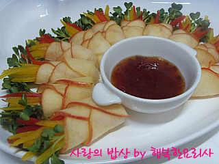 맛없는 사과 180도변신~상큼한 채소사과말이 | 인스티즈