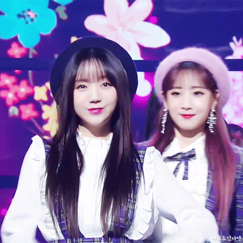 러블리즈 막방주 삼각형.gif | 인스티즈