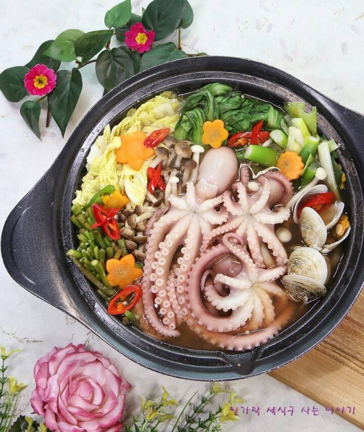 국물이 시원해요! 낙지연포탕 gifjpg | 인스티즈