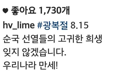 SNS에 태극기올린 연예인들 | 인스티즈