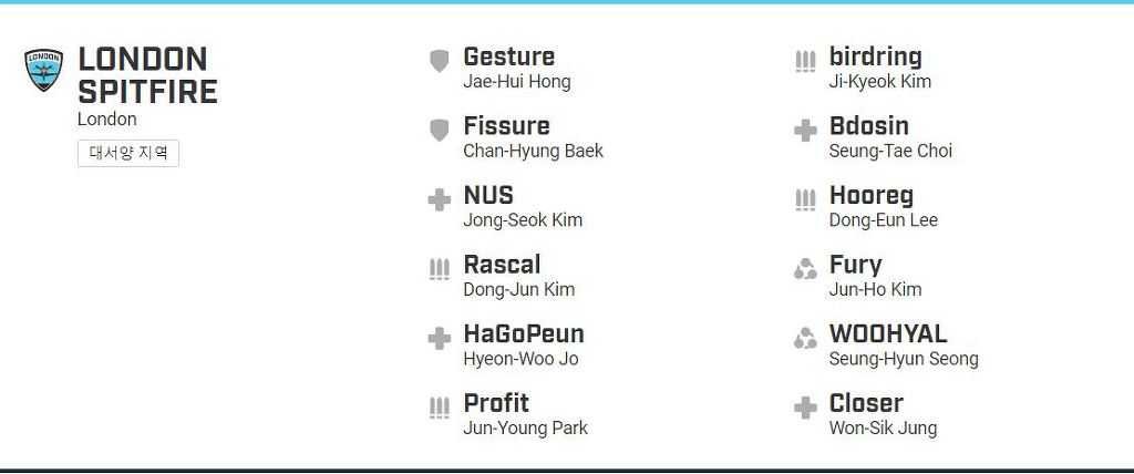 오버워치 리그 12개팀 선수 로스터 | 인스티즈
