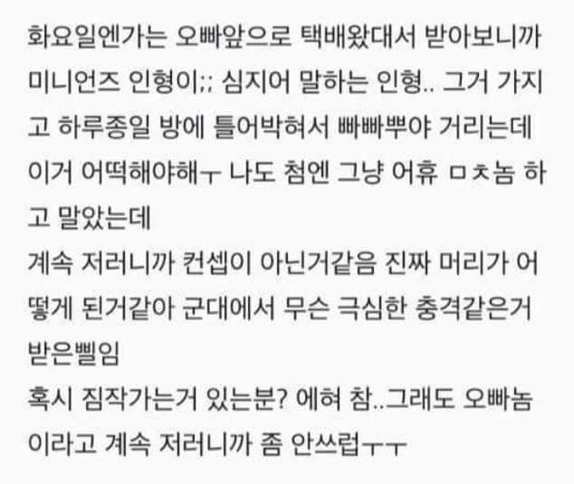 울 오빠 제대하고 미친것 같다 어쩌지 | 인스티즈