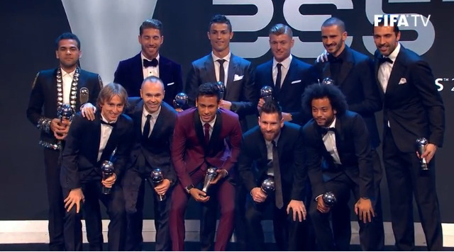 FIFA 올해의 베스트11 수상자들.jpg | 인스티즈