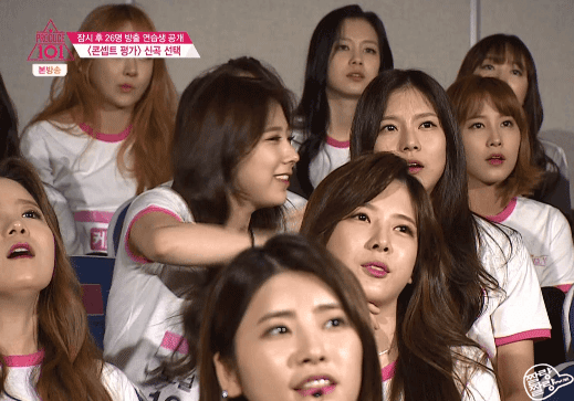 [프로듀스101] 요즘 케미 터지는 두 연습생.jpgif | 인스티즈
