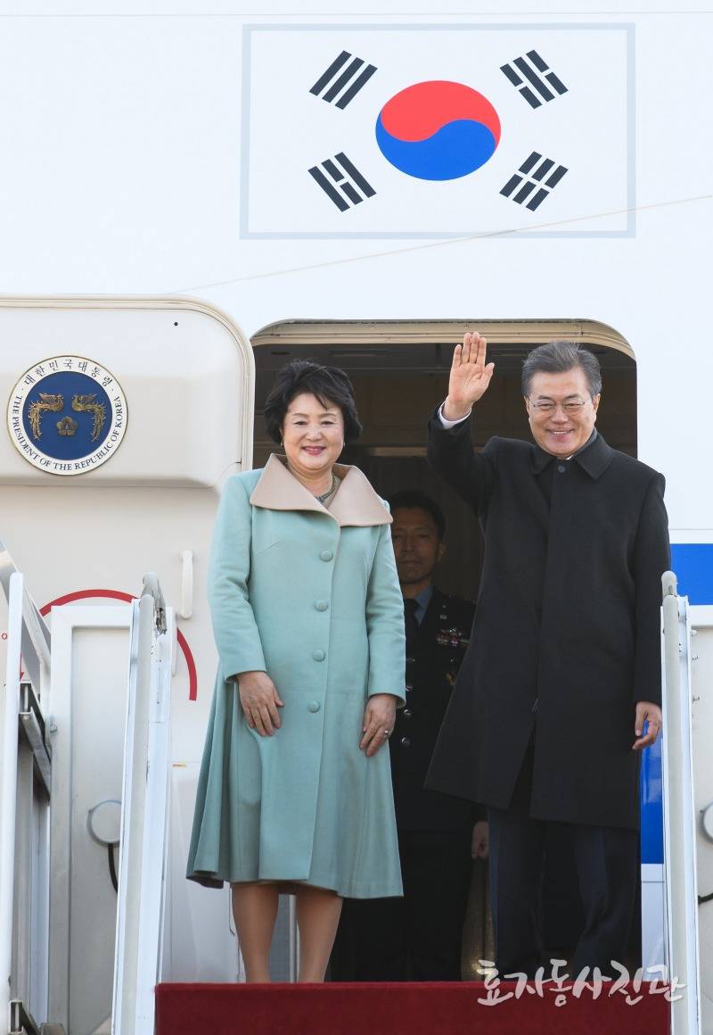 문재인 대통령 중국방문 환송과 베이징 도착 현장사진 | 인스티즈
