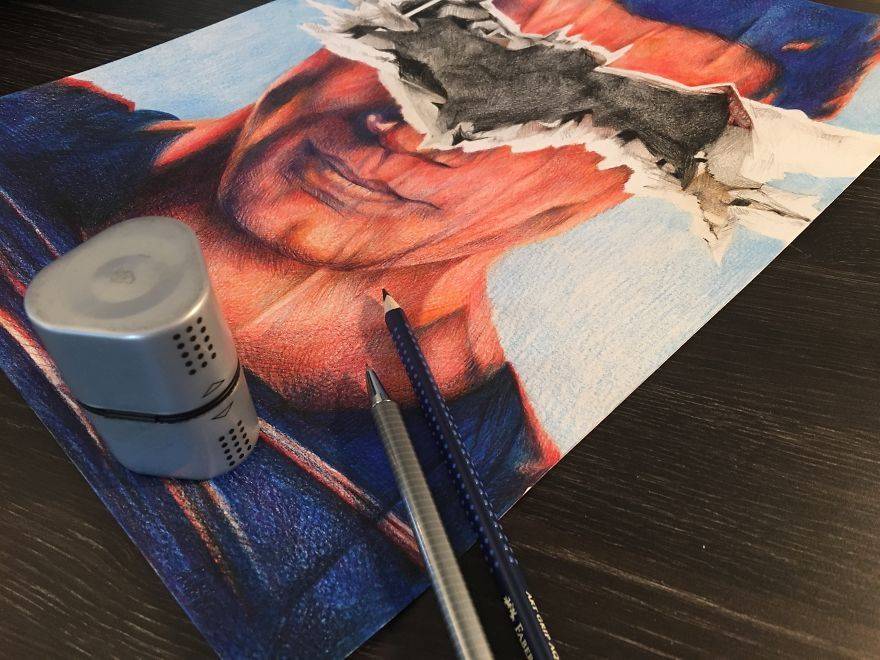 색연필로 표현한 영화 포스터 | 인스티즈