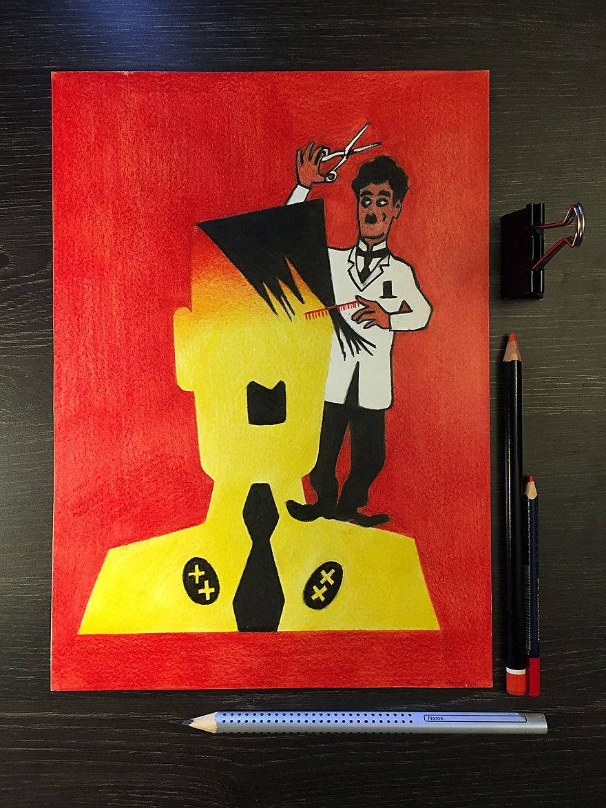 색연필로 표현한 영화 포스터 | 인스티즈