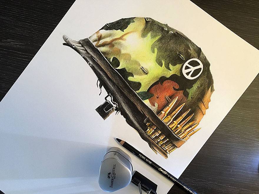 색연필로 표현한 영화 포스터 | 인스티즈