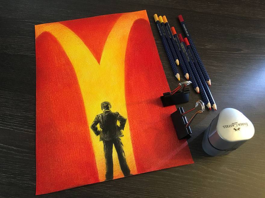 색연필로 표현한 영화 포스터 | 인스티즈