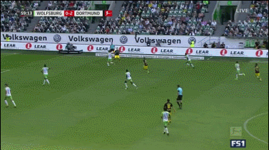 우스만 뎀벨레의 완벽한 대체자 크리스티안 풀리식(퓰리시치) vs 볼프스부르크.gif | 인스티즈