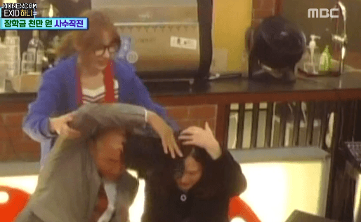 몰래카메라..하니의 리액션..gif | 인스티즈