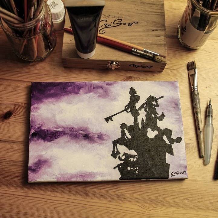 캄캄한 곳에서 보는 그림 | 인스티즈