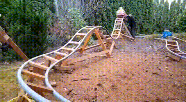 할아버지가 손주를 위해 직접만드신 놀이기구 (감동실화) | 인스티즈