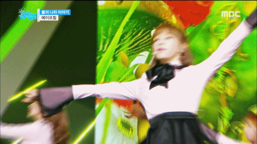 [데이터주의] 170107 음중 에이프릴 - 봄의 나라 이야기.gif | 인스티즈