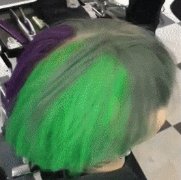 온도에 따라 색이 변하는 머리 | 인스티즈