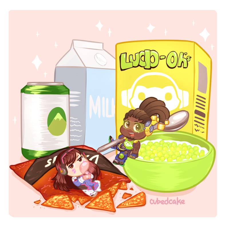 오버워치 캐릭터&푸드 조합 | 인스티즈