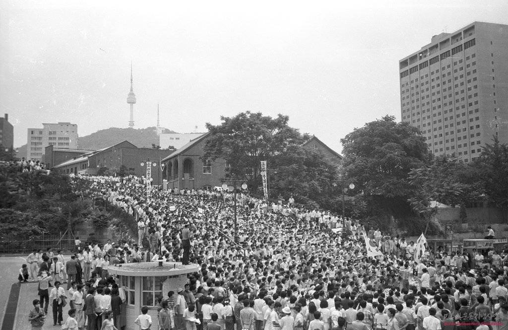 사진으로 보는 1987년 6월의 한국 | 인스티즈