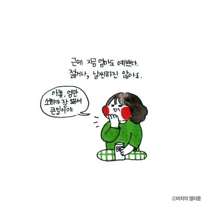 [비차의캘리툰] 프리사이즈가 아니잖아 | 인스티즈