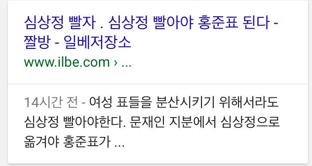 일베의 마지막 희망이 된 심상정? | 인스티즈