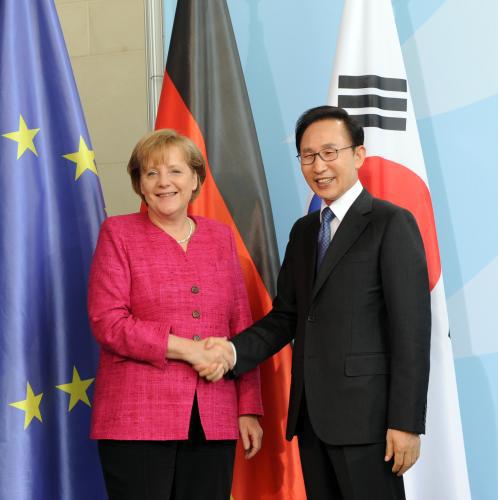 메르켈과 한국 대통령들 | 인스티즈
