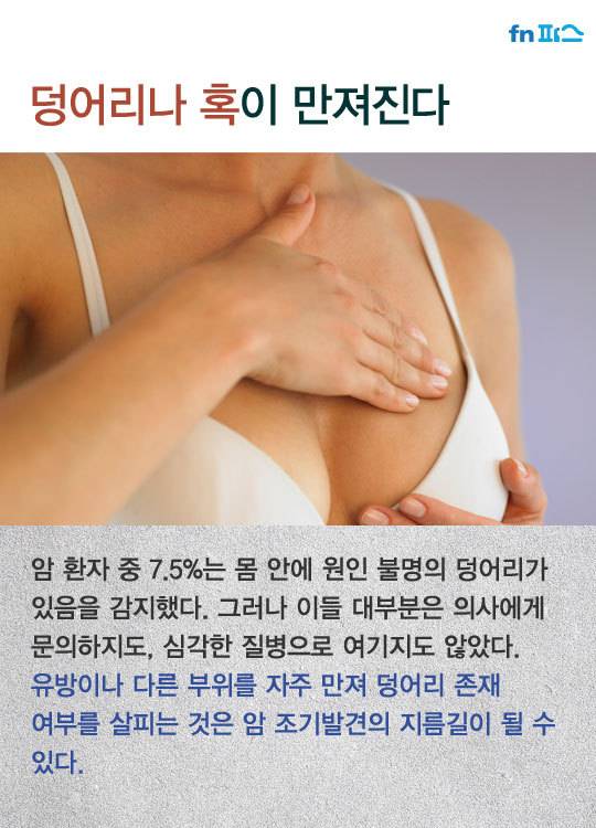 사람들이 무시하고 지나치기 쉬운 암 증상.jpg | 인스티즈