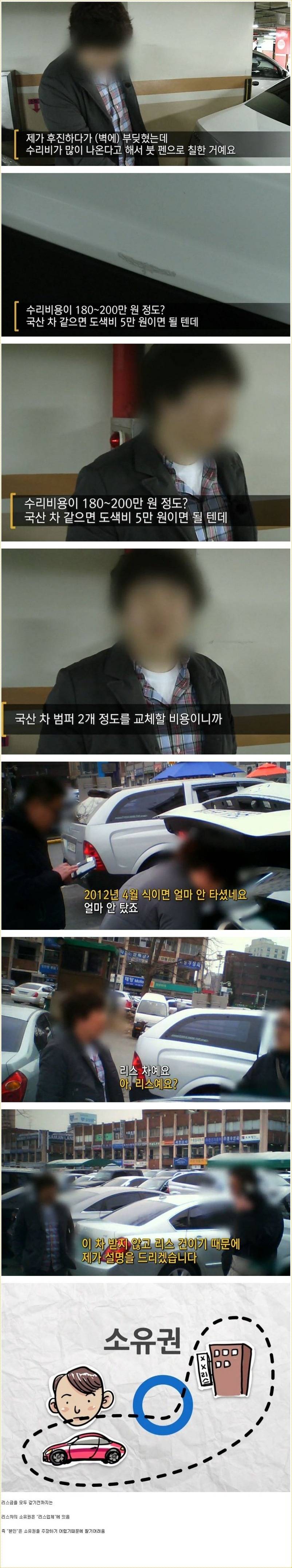 능력 안되는 사람이 외제차 타고다닐때 생길수 있는 일 | 인스티즈