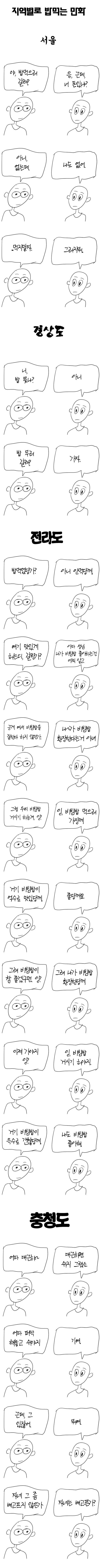 지역별 밥먹는 만화 | 인스티즈
