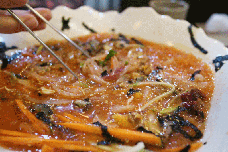 이냉치냉! 신선하고 시원한 물회 gifjpg | 인스티즈