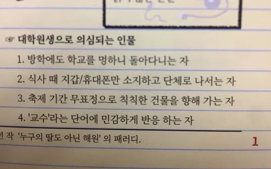 대학원생으로 의심되는 인물 | 인스티즈